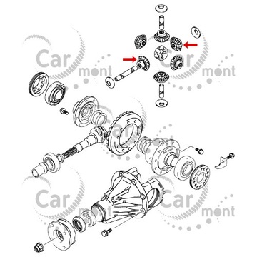 OZUBENÁ KOLO OZUBENÉ NÁPRAVA ZADNÍ VITARA JIMNY GRAND SAMURAI 27331-83020