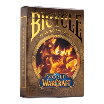 Bicycle WORLD of WARCRAFT (złote) - karty klasyczne