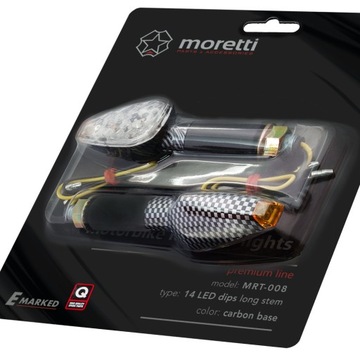 Универсальные указатели поворотов 008 LED 14 Угольные диоды