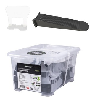 System poziomowania płytek NR3 STALCO 1mm 50 SZT.