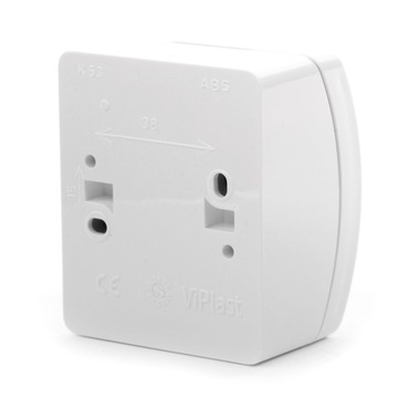 KOALA ОДИНОЧНЫЙ НАКЛАДНОЙ ВЫКЛЮЧАТЕЛЬ IP44 151-01 БЕЛЫЙ