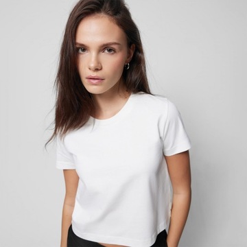 Damski t-shirt crop top Outhorn OTHAW23TTSHF0922