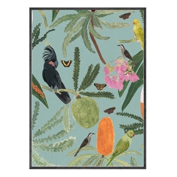 Boho architektura plakat z podróży botaniczny obraz na płótnie