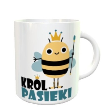 KUBEK pszczelarski KRÓL PASIEKI ul prezent