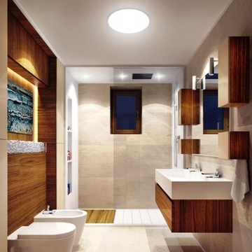 НАРУЖНЫЙ ПОТОЛОЧНЫЙ СВЕТИЛЬНИК С ДАТЧИКОМ ДВИЖЕНИЯ ДЛЯ ТЕРРАСЫ, БАЛКОНА LED 18W IP54