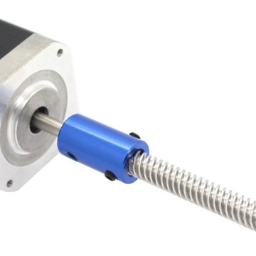 Трапециевидный винт T8 8 мм гайка 500 мм THSL-500-8D