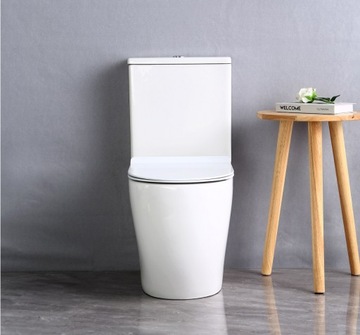 КОМПАКТНЫЙ УНИТАЗ ВЕРТИКАЛЬНЫЙ БЕЗОБЕДНИК СИСТЕМА TORNADO SPIRIT + ЖЕСТКОЕ СИДЕНЬЕ SLOW DROP