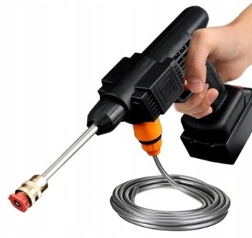 Аккумуляторная мойка высокого давления с 2 батареями, портативная, 12 В