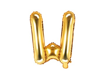 Balon Foliowy Literka Złota W Do Zawieszenia 35cm