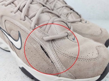 *POWYSTAWOWE, STARE* NIKE T-LITE IV PLUS BUTY SPORTOWE SKÓRZANE BEŻOWE