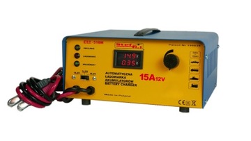 Ładowarka automatyczna EST-516M 12V/15A