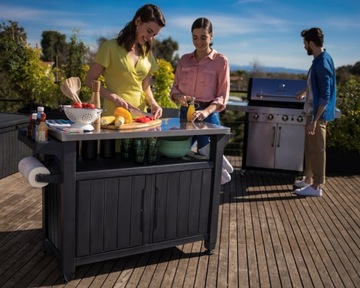 KETER ГРИЛЬНЫЙ СТОЛ-БАР САДОВЫЙ ХРАНЕНИЕ 183Л XL