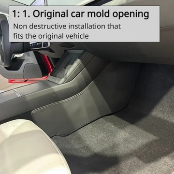 Dla Tesla Model 3 Highland 2024 samochodowe centralne sterowanie boczne obrona podkładka do kopania P