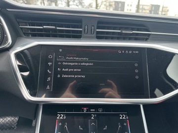 Audi A6 C8 Limousine 2.0 45 TFSI 265KM 2022 Audi A6 Limousine 45TFI Quattro Sport, Salon PL FV, zdjęcie 17