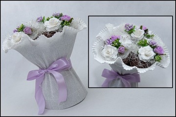 ПОДАРОЧНЫЙ БУКЕТ ПОЛОТЕНЦЕВ НА ДЕНЬ РОЖДЕНИЯ И ГОДОВЩИНУ СВАДЬБЫ