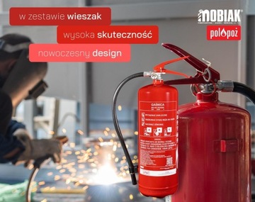 Огнетушитель порошковый 6кг ГП6х + подвеска + табличка 15х15
