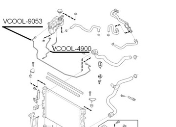 PŘÍVOD ODVZDUŠŇOVAT VOLVO S80 V70 S60 XC70 07-