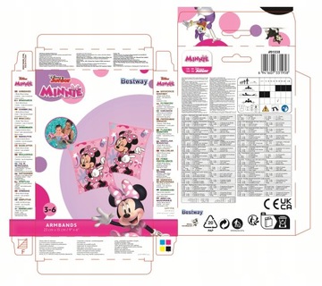 Рукава-бабочки Bestway для плавания Disney Junior Minnie Mouse