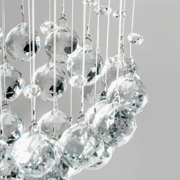 ПОТОЛОЧНЫЙ СВЕТИЛЬНИК CRYSTAL, ПОТОЛОЧНЫЙ СВЕТИЛЬНИК СЕРЕБРЯНЫЙ ХРОМ