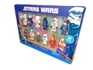 GWIEZDNE WOJNY klocki figurki ludziki star wars różne 12w1 GWIEZDNE WOJNY