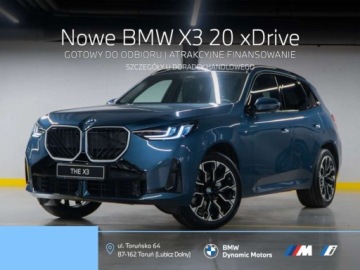 BMW X3 G45 2026 BMW X3 20d xDrive 197 KM mHEV - Gotowy do Odbioru - Kamera 360 - Hak 2.0