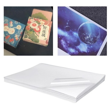 Papier z naklejkami winylowymi premium do druku do folii do drukarek atramentowych 25 szt