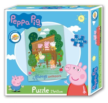 Puzzle ŚWINKA PEPPA PIG 50 elementów