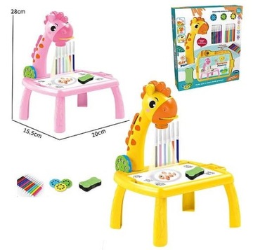 ДОСКА С ПРОЕКТОРОМ ДЛЯ РИСОВАНИЯ, СТОЛ ЖИРАФ
