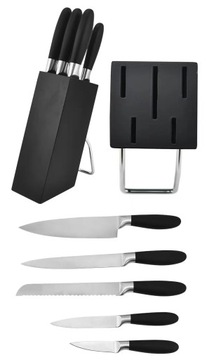 Komplet noży w bloku Elitehoff E-6271 5 szt.