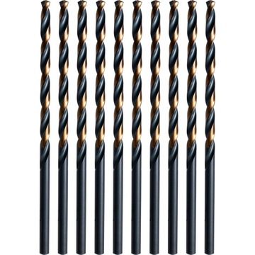 C9250 10 SZTUK WIERTŁO DO METALU DŁUGIE 4 MM (119 MM) RICHMANN