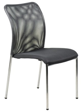 Krzesło stacjonarne konferencyjne HN-7502 chrom