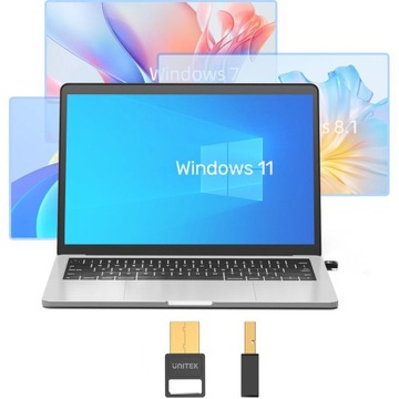 Bezprzewodowy adapter do 7 urządzeń, Unitek, Bluetooth 5.3, USB-A, BLE