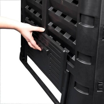 Модульный компостер объемом 1260 л, работающий круглый год.