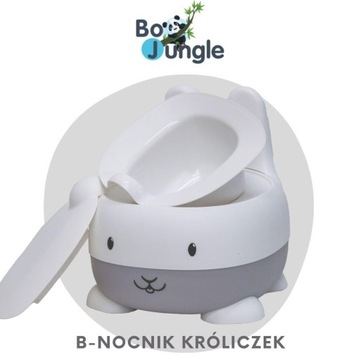 Bo Jungle Potty Bunny серый/белый