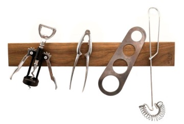 ДЕРЕВЯННЫЙ ДЕРЖАТЕЛЬ НОЖА С МАГНИТНОЙ ПОЛОСОЙ 30 СМ