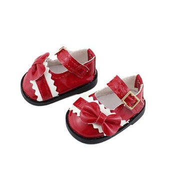 Buciki dla lalki Paola Reina 32cm z KOKARDKĄ