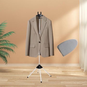 Вешалка для одежды с паровой глажкой и гладильными перчатками