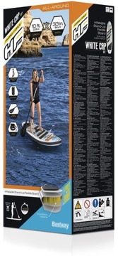 BESTWAY 65342 БЕЛАЯ КРЫШКА САП-ДОСКА 305x84x12см