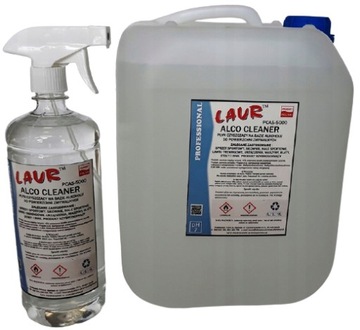 ОЧИЩАЮЩАЯ ЖИДКОСТЬ СО СПИРТОМ ALCO CLEANER 1л Laur