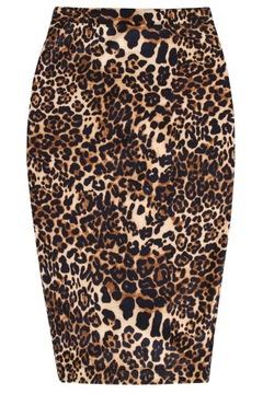 Юбка миди приталенного кроя XXL LEOPHER SWITCH