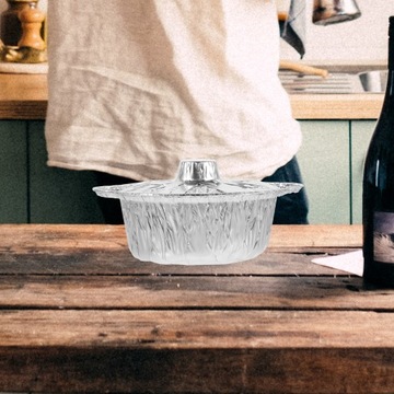 Контейнеры из алюминиевой фольги, идеальные для гриля и запекания, 5 шт.