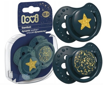 LOVI SMOCZEK DYNAMICZNY 18M+ 2SZT STARDUST GREEN