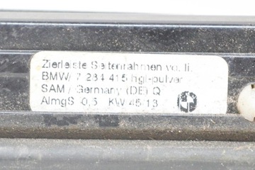 BMW 2 COUPE F22 220 D PŘEDNÍ LEVÉ DVEŘE HORNÍ PÁSEK 7284415 2.0 DIESEL 13