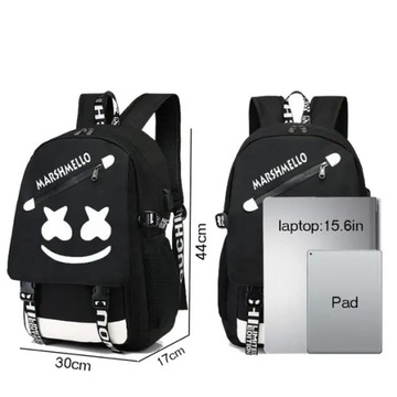 MP ШКОЛЬНЫЙ РЮКЗАК, ШКОЛЬНЫЙ РЮКЗАК, С ПОДСВЕТКОЙ, ОТРАЖАЮЩИЙ, USB