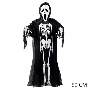 Kostium czaszki na Halloween 2023 maska krzyku