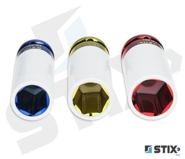 ДЛИННЫЕ УДАРНЫЕ НАСАДКИ ДЛЯ ЛЕГКОСПЛАВНЫХ ДИСКОВ С КРЫШКОЙ 17 19 21 ММ CR-MO STIX 3 ШТ.