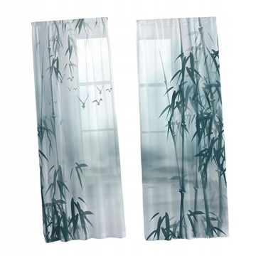 Штора на окно Bamboo Digital узор 132х241см