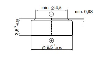 ! Серебристый аккумулятор Renata 394 380 SR936SW G9 1шт.