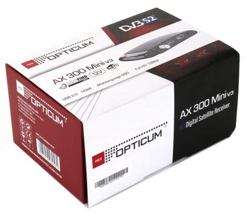 OPTICUM HD AX-300 Plus SAT-тюнер FTA HD-декодер