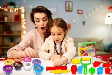 КОНДИТЕРСКАЯ ГЛИНА 8 ЦВЕТОВ ЧАШКИ КОНДИТЕРСКИЕ АКСЕССУАРЫ Пластилин